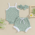 Ensemble Pantalon 3 Pièces Pour Fille Avec Nœud Papillon En Polyester, Style Décontracté
