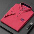 Nouveau T-shirt POLO Brodé de Couleur Pure – Manches Courtes Homme