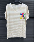 T-Shirt à Rayures Now or Never