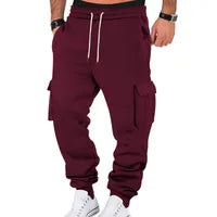 Pantalons Décontractés Homme Unis En Tissu Extensible Quatre Directions, Confection Tricotée Pour Un Confort Optimal