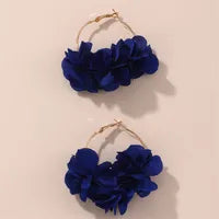 1 Paire Style Simple Style Classique Fleur Alliage Des Boucles D'Oreilles