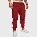 Pantalon Homme – Coupe Large, Multi-Poches, Tissu Twill Coton, Taille Élastique