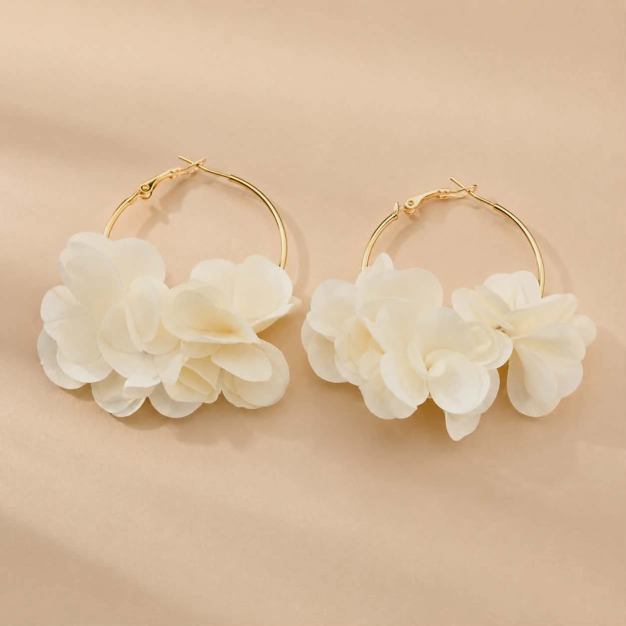 1 Paire Style Simple Style Classique Fleur Alliage Des Boucles D'Oreilles