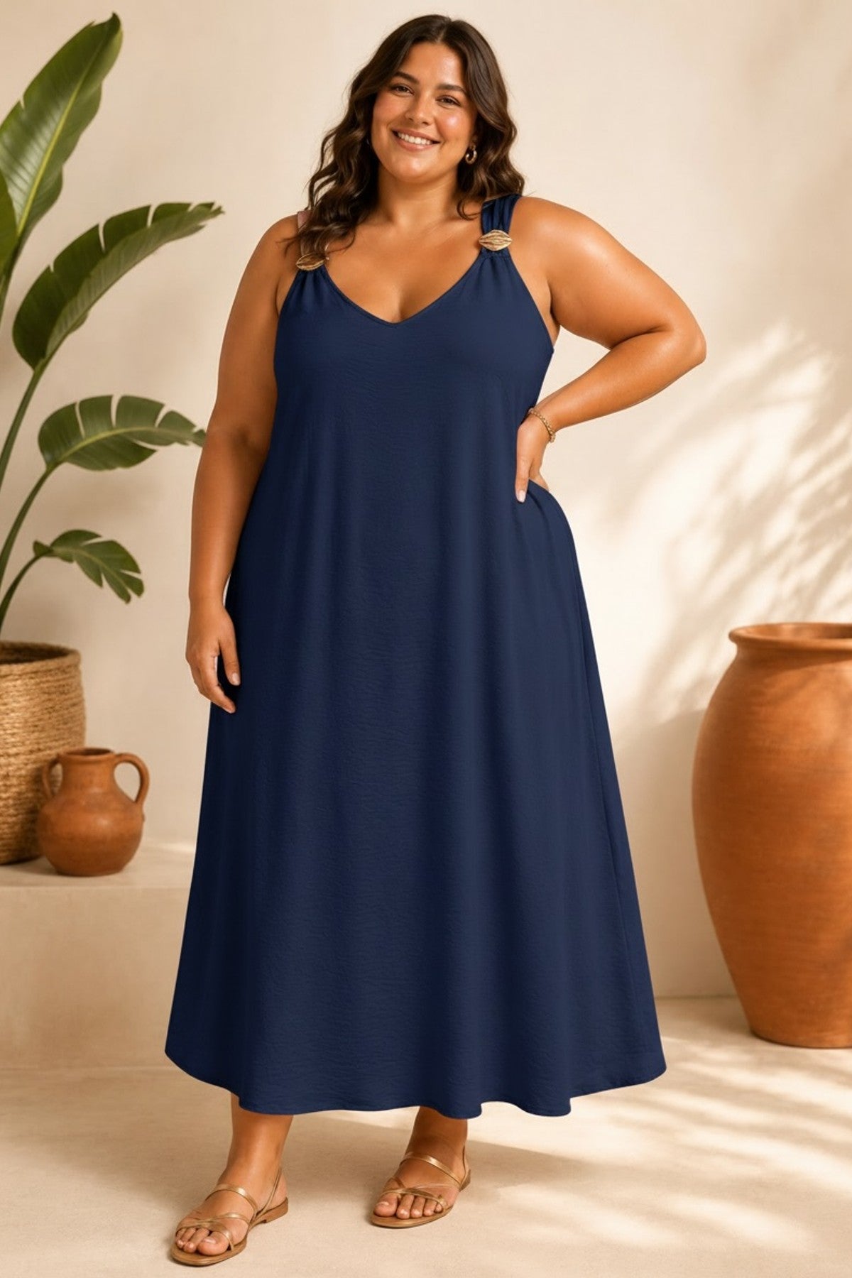 Robe avec bretelle