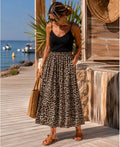 Jupe Léopard Femme 2 Poches | Mi-Longue 85 cm | 100% Polyester