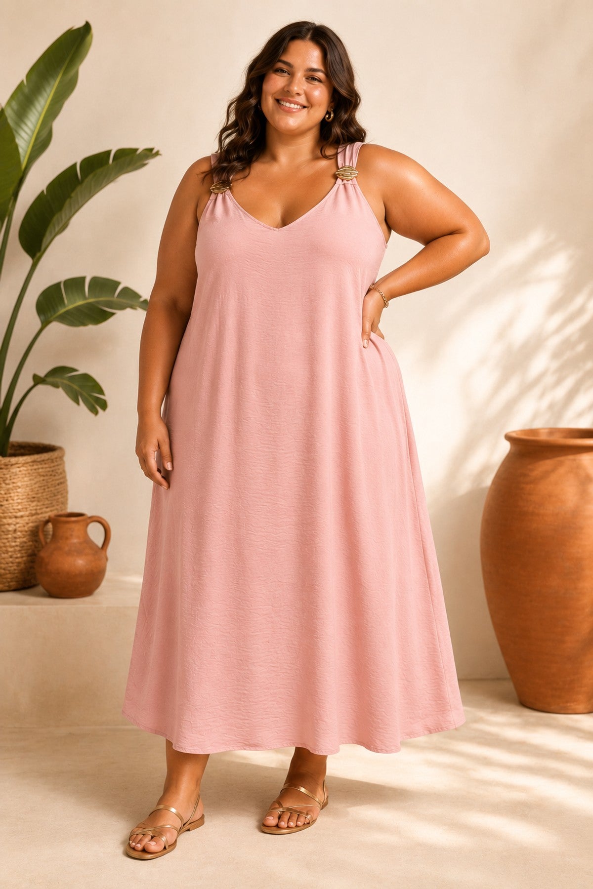 Robe avec bretelle