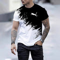 T-shirt Graphique Puma Noir & Blanc