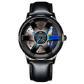 Sangle Montre Homme En Acier Inoxydable Avec Mouvement Quartz, Verre Ordinaire, Affichage À Aiguilles, Boucle Déployante