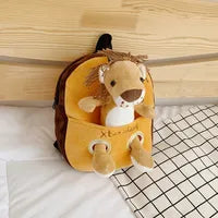 Sac À Dos En Peluche Anti-perte Pour Enfants, Dessin Animé, Garçons Et Filles, Sac À Double Épaule, Sac À Dos De Maternelle