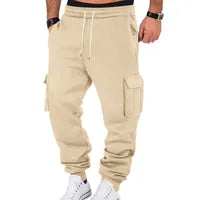 Pantalons Décontractés Homme Unis En Tissu Extensible Quatre Directions, Confection Tricotée Pour Un Confort Optimal