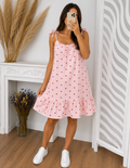 ROBE GAZE DE COTON COEUR