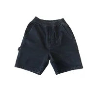 Short Garçon Style Simple Jean Denim – Bleu Clair