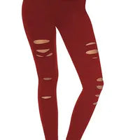 Spot Européen Et Américain Explosions Femmes Couleur Unie Hanche Taille Haute Leggings Grande Taille Pantalon