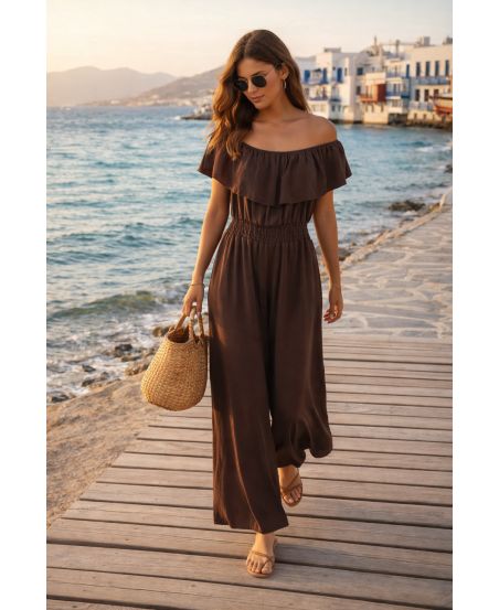 Combinaison Pantalon Bardot