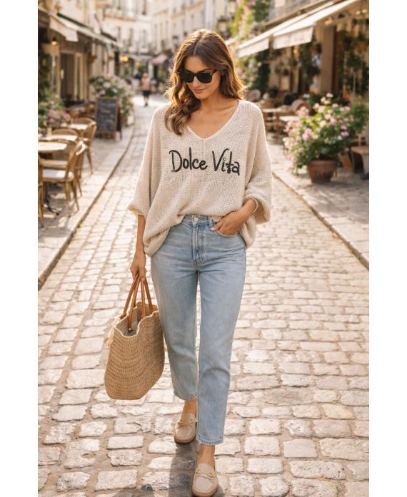 PULL OVERSIZE DOLCE VITA