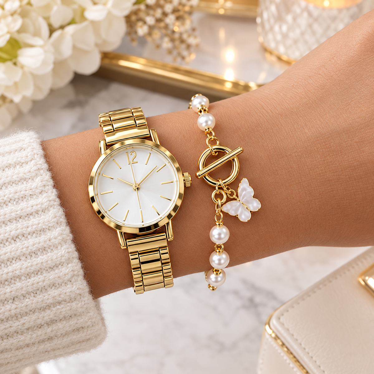 Ensemble montre + bracelet
